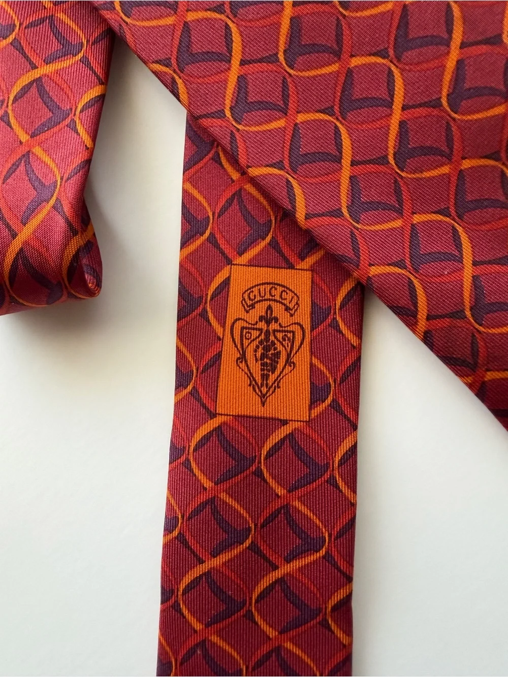 Gucci 100% silk tie